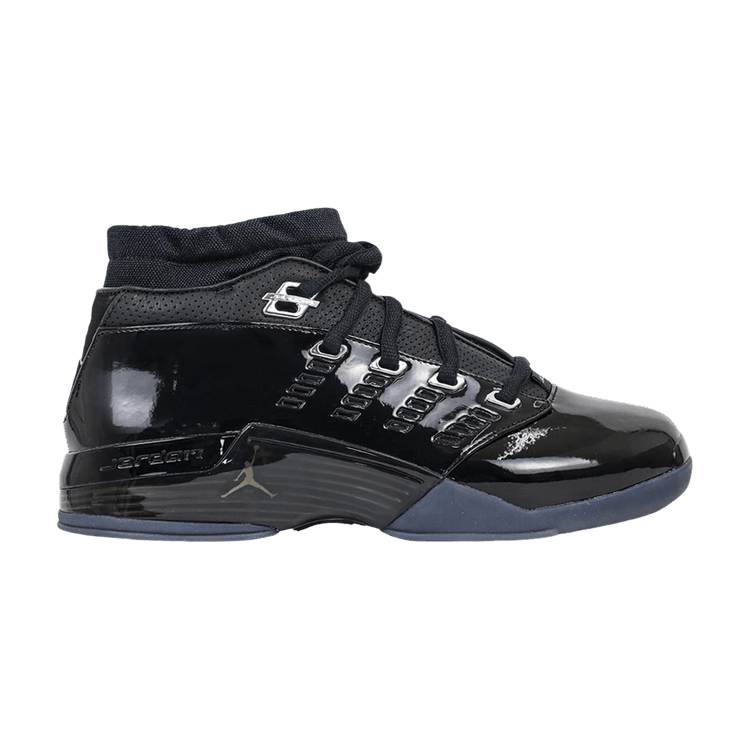 Air Jordan 17 Low 'Black Patent' — Black/Black/Chrome