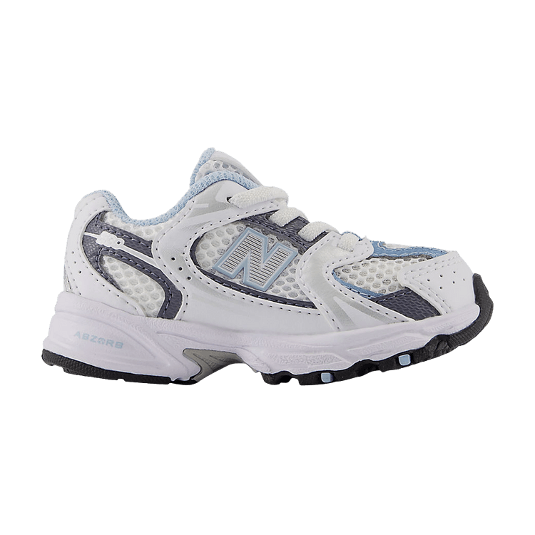New Balance 530 Bungee Toddler 'White Light Chrome Blue' — White/Dark Arctic Grey/Light Chrome Blue