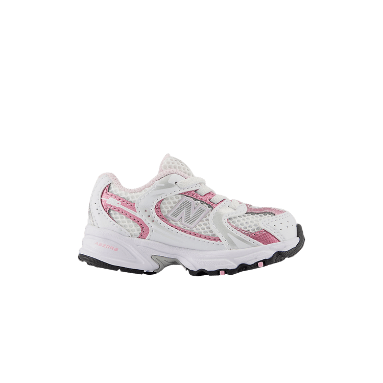 New Balance 530 Bungee Toddler 'Pink Sugar' — White/Pink Sugar