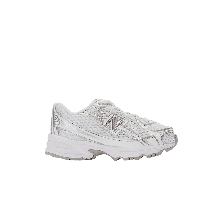 New Balance 740 Bungee Lace Toddler 'White Silver Metallic' — White/Silver Metallic