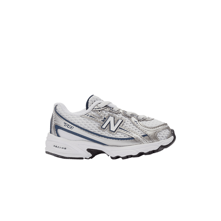 New Balance 740 Bungee Lace Toddler 'Navy White' — Navy/White