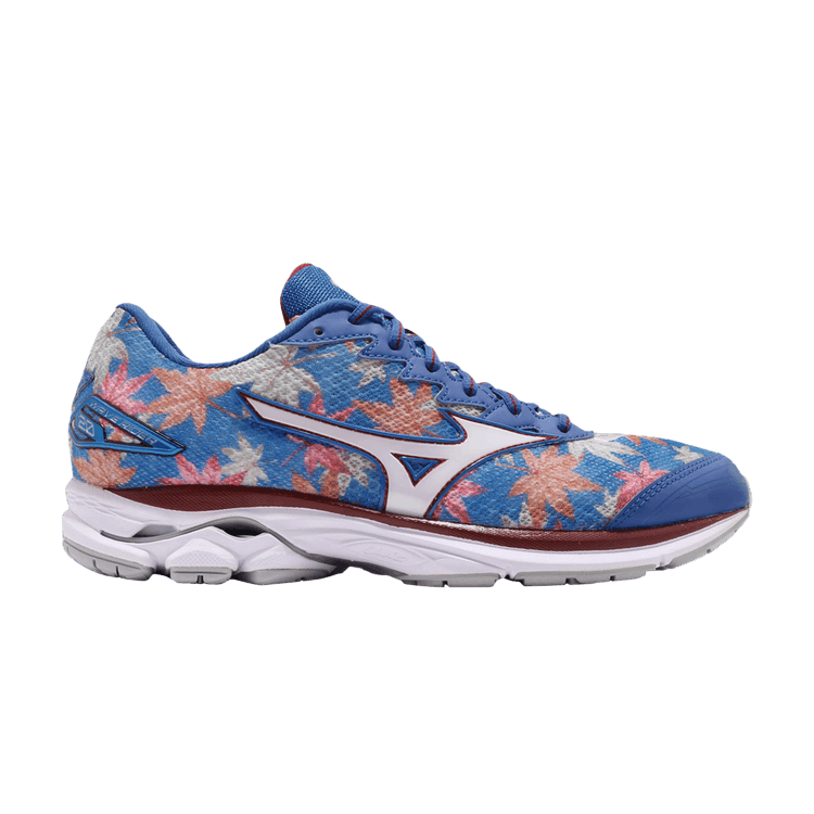 Mizuno Wave Rider 20 Fuji 'Blue Pink' — Blue/Pink