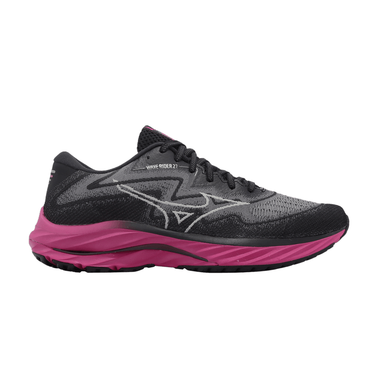 Mizuno Wave Rider 27 SSW 'Black Fuchsia' — Black/Harbor Mist