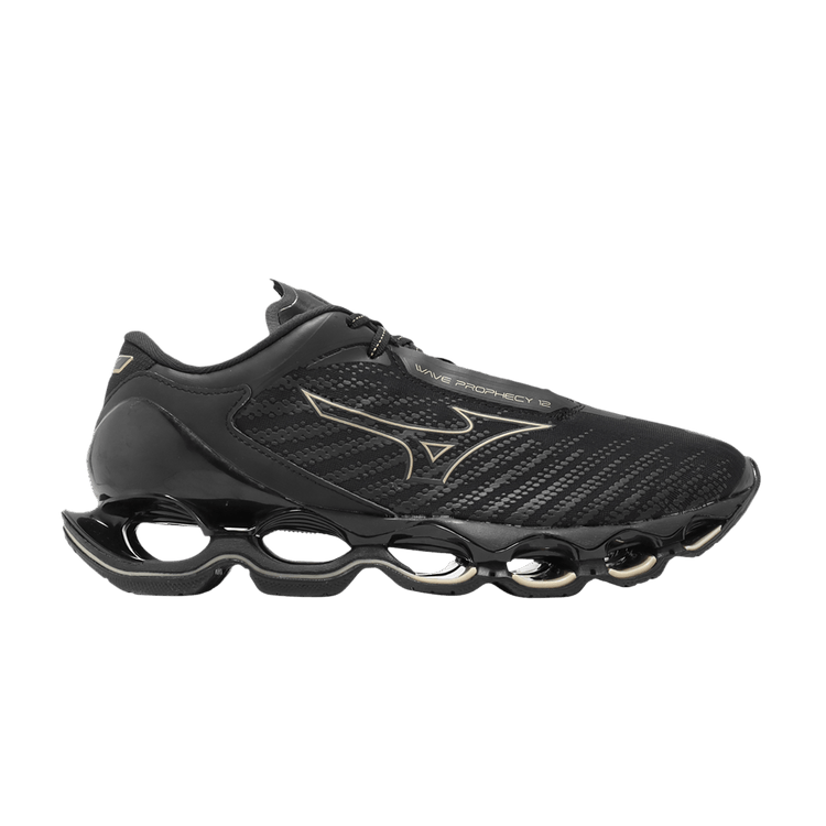 Mizuno Wave Prophecy 12 'Black Gold' — Black/Ge Gold