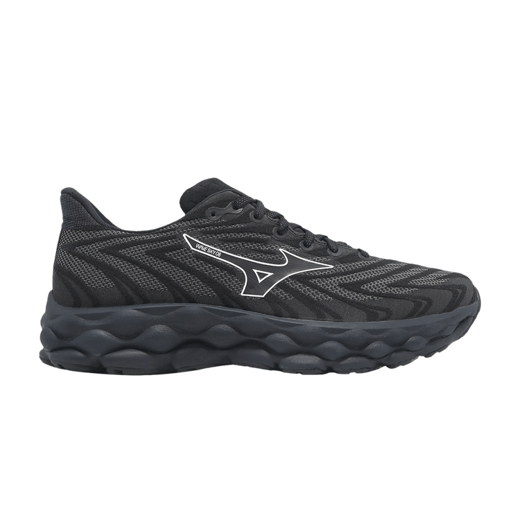 Mizuno Wave Sky 8 Super Wide 'Black India Ink' — Black/India Ink