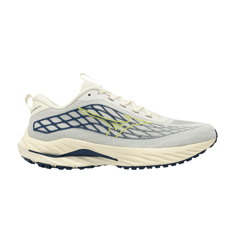 Mizuno Wave Inspire 20 SSW 'Off White Dark Blue' — Off White/Dark Blue