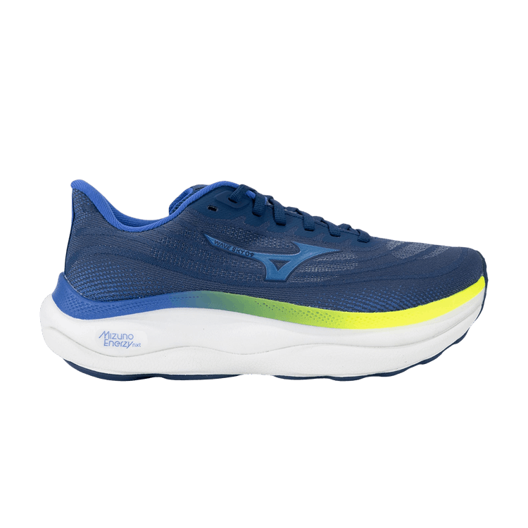 Mizuno Wave Sky 9 'Blue Yellow White' — Blue/Yellow-White