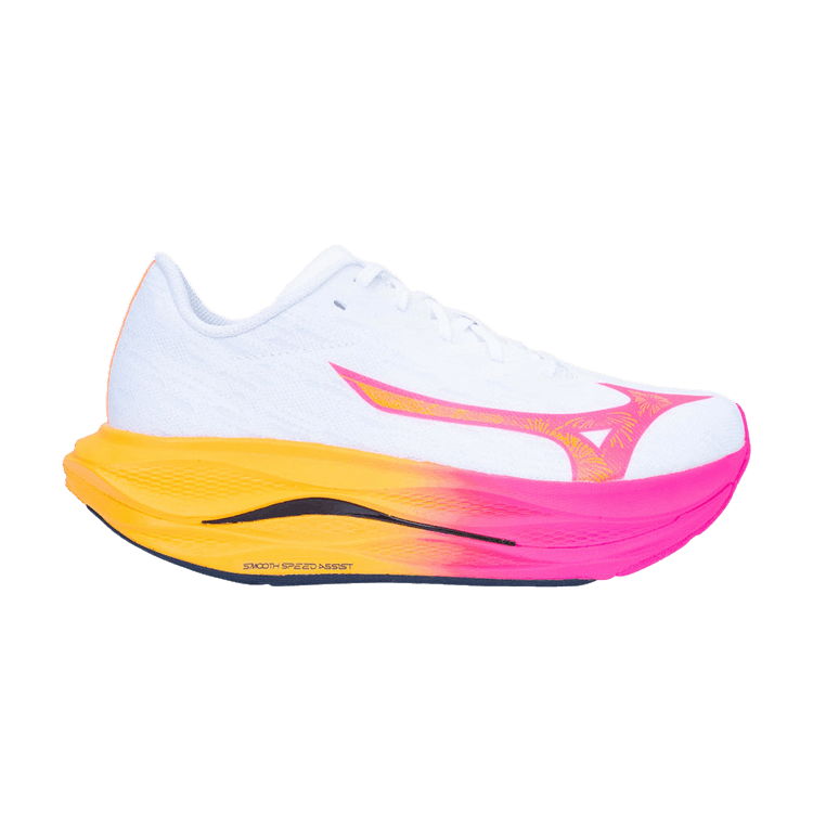 Mizuno Wave Rebellion Flash 3 'White Pink' — White/Pink