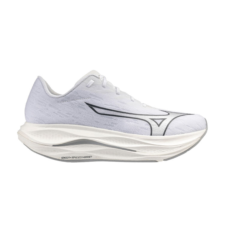 Mizuno Wave Rebellion Flash 3 'White Silver' — White/Silver