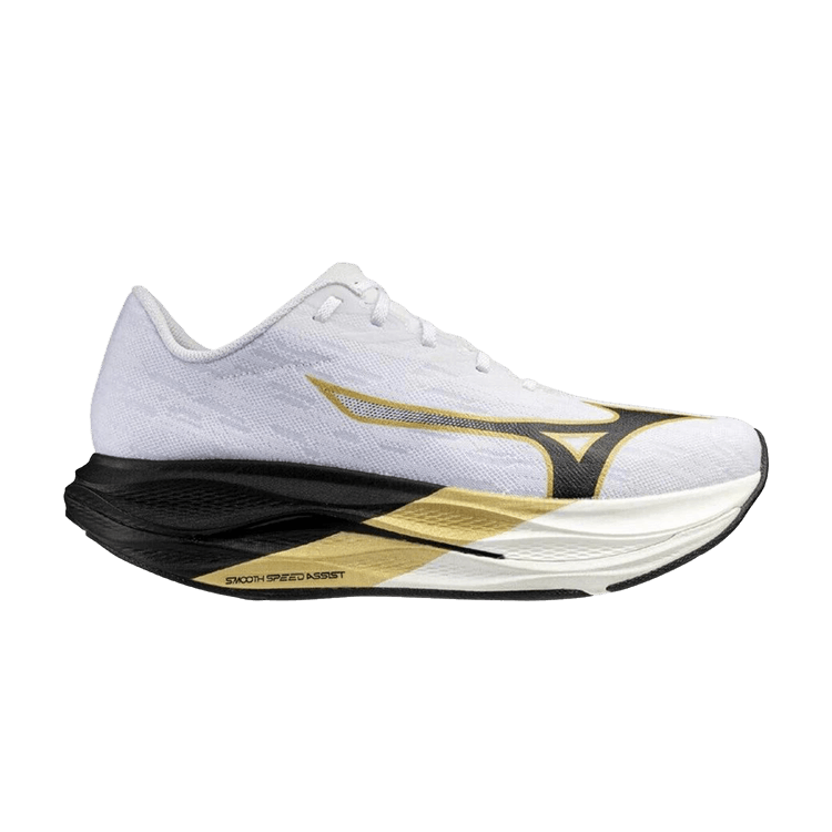 Mizuno Wave Rebellion Flash 3 'White Black' — White/Black