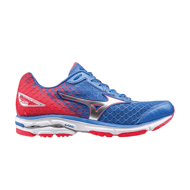 Mizuno Wmns Wave Rider 19 'Blue Silver Pink' — Blue/Silver/Pink