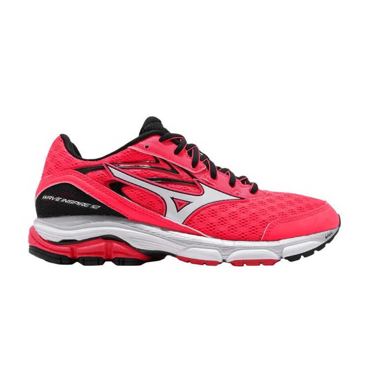 Mizuno Wmns Wave Inspire 12 'Pink White Black' — Pink/White/Black