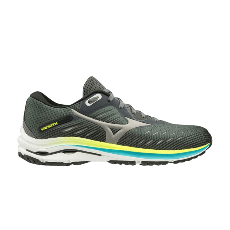 Mizuno Wmns Wave Rider 24 'Castle Rock Scuba Blue' — Castle Rock/Phantom/Scuba Blue