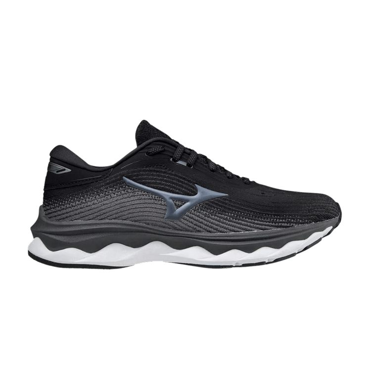 Mizuno Wmns Wave Sky 5 Super Wide 'Black Grey' — Black/Grey