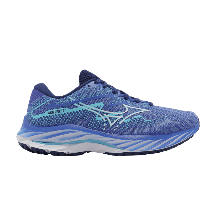 Mizuno Wmns Wave Rider 27 'Ultramarine Aquarius' — Ultramarine/White/Aquarius