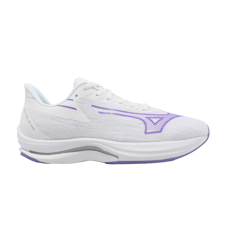 Mizuno Wmns Wave Rebellion Sonic Wide 'White Purple' — White/Purple