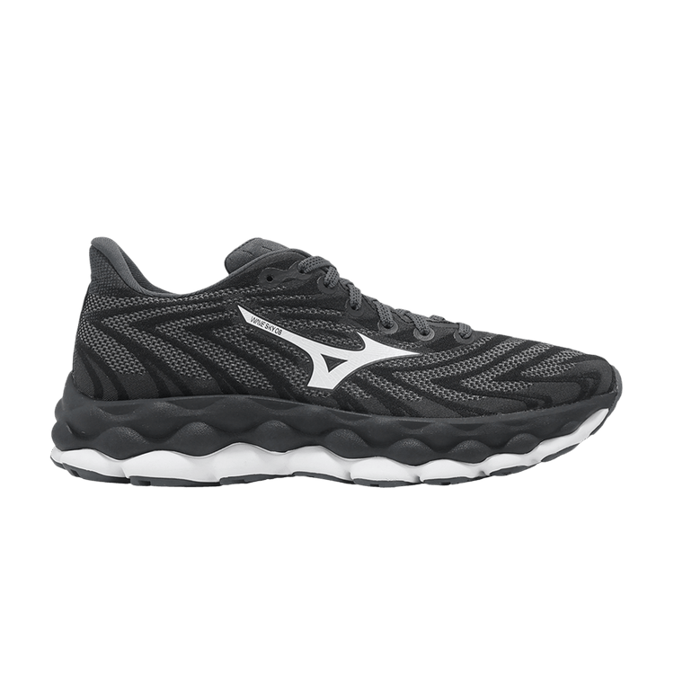 Mizuno Wmns Wave Sky 8 'Black White India Ink' — Black/White/India Ink