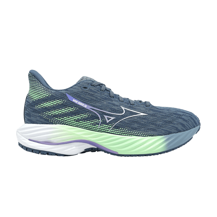 Mizuno Wmns Wave Rider 28 'Citadel Neo Mint' — Citadel/White/Neo Mint