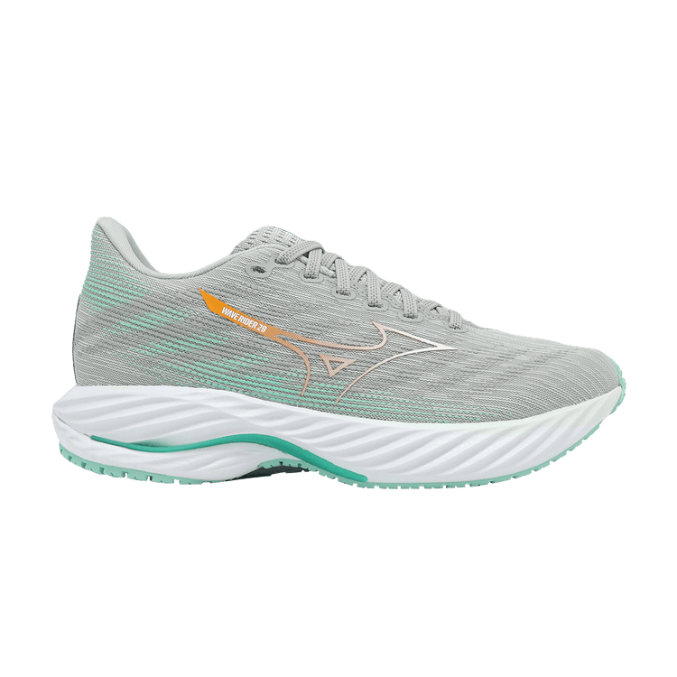 Mizuno Wmns Wave Rider 28 Super Wide 'Harbor Mist' — Harbor Mist/White