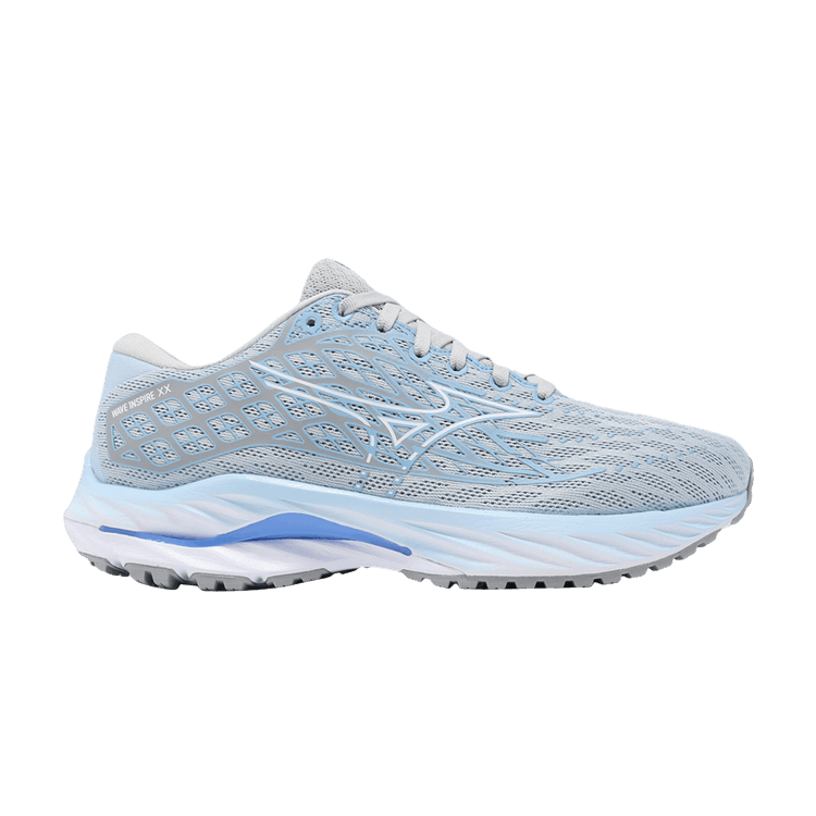 Mizuno Wmns Wave Inspire 20 Wide 'Cerulean' — Cerulean/White