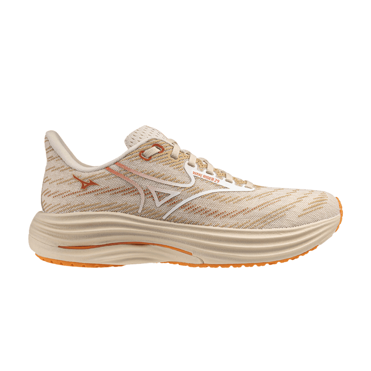 Mizuno Wmns Wave Rider 29 'Beige Red' — Beige/Red
