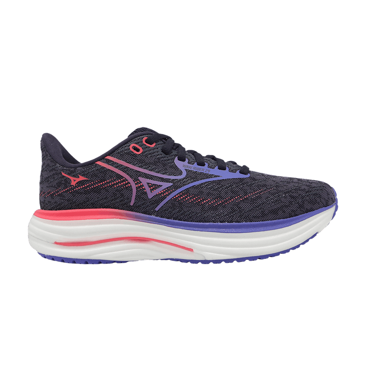 Mizuno Wmns Wave Rider 29 Super Wide 'Navy Purple' — Navy/Purple