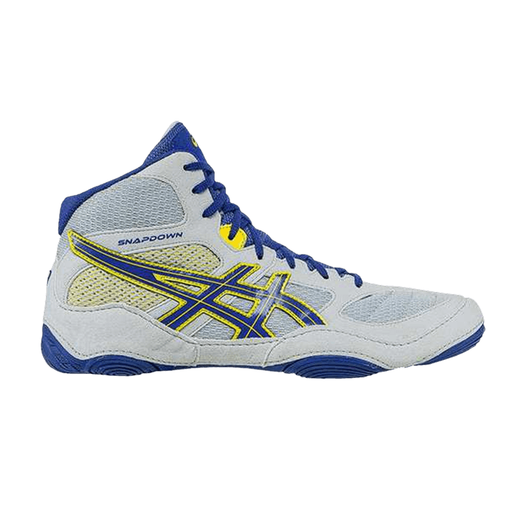 Asics Snapdown 'Grey True Blue' — Grey/True Blue/Sunflower