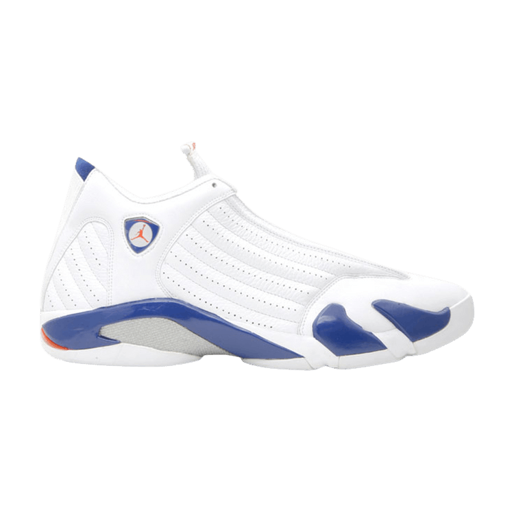 Air Jordan 14 'Quentin Richardson' PE — White/Varsity Royal/Safety Orange