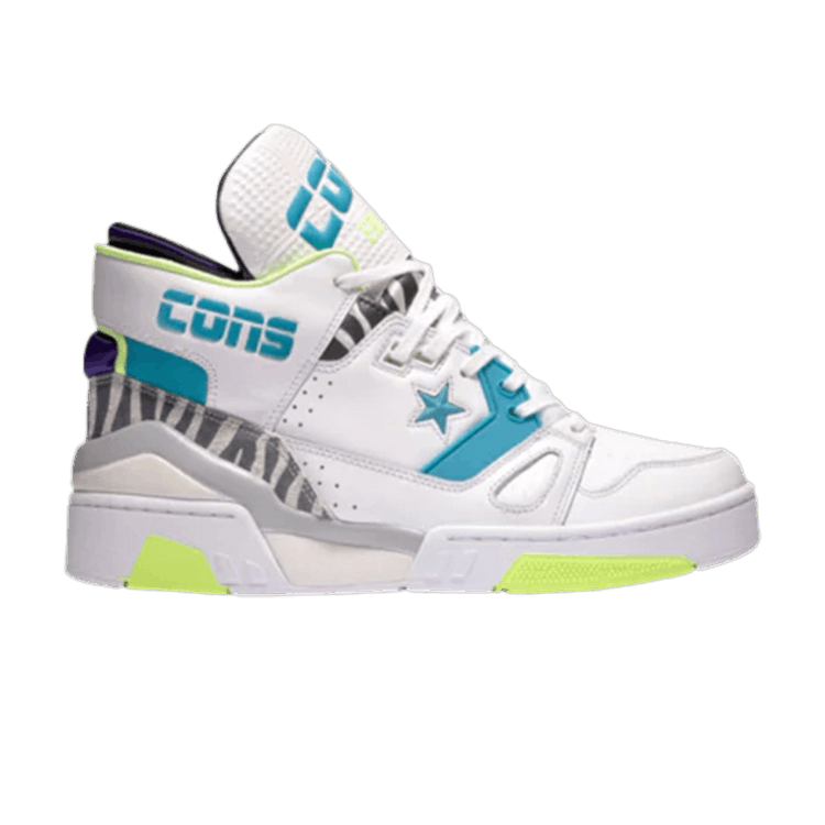 Just Don x Converse ERX-260 Mid GS 'Animal - White Teal' — White/Rapid Teal/Court Purple