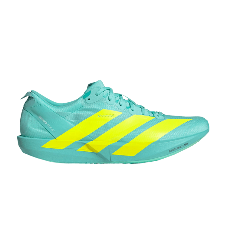 Adidas Adizero Adios 9 'Flash Aqua Lucid Lemon' — Flash Aqua/Lucid Lemon/Zero Metallic