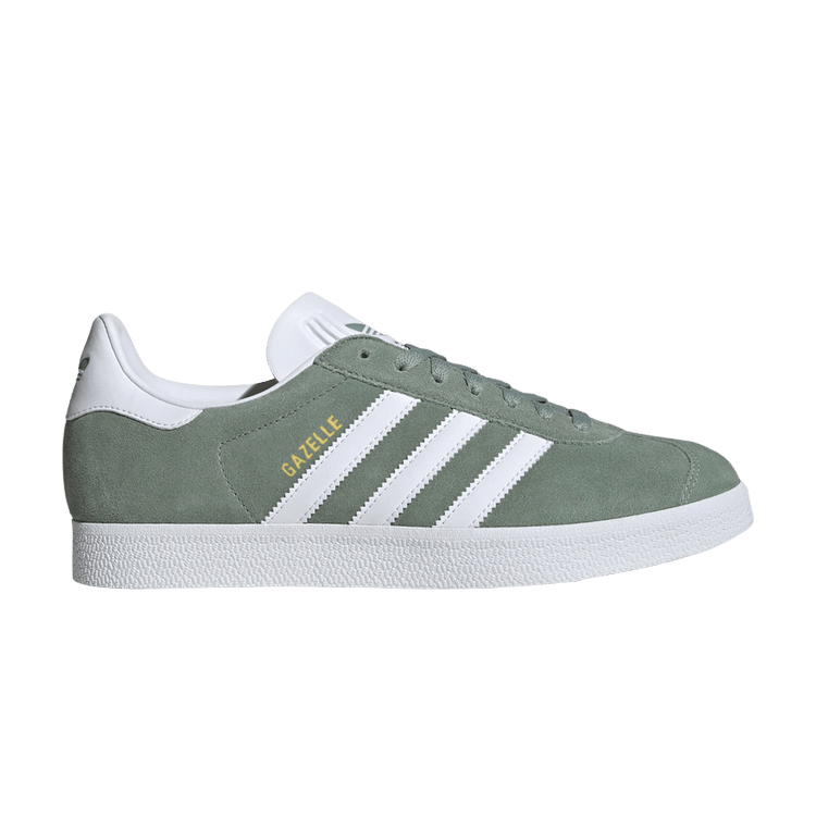 adidas Gazelle 'Silver Green' — Silver Green/Cloud White/Gold Metallic