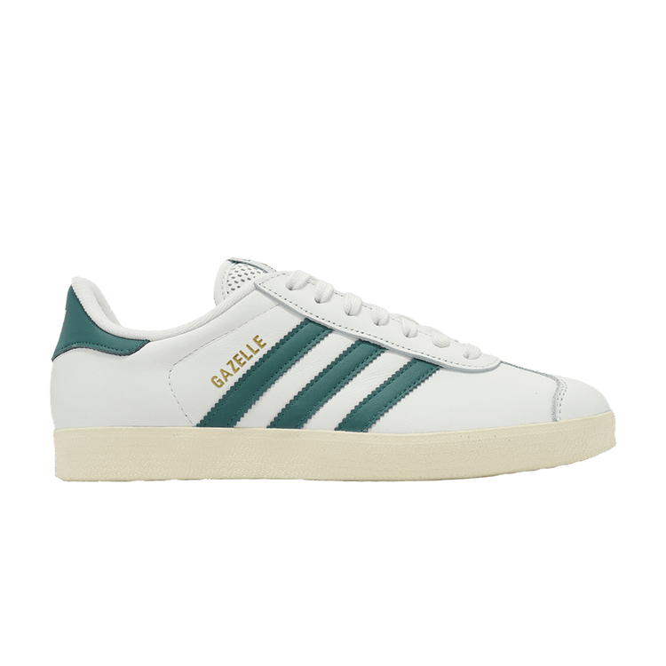 Adidas Gazelle 'White Collegiate Green' — Core White/Collegiate Green/Cream White