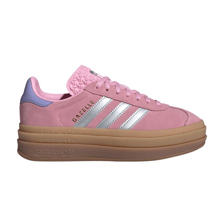 adidas Gazelle Bold J 'True Pink Silver Purple' — True Pink/Silver Metallic/Light Purple
