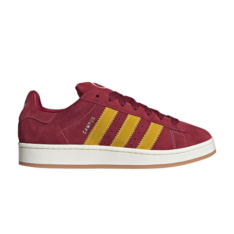 Adidas Campus 00s 'Collegiate Burgundy Yellow' — Collegiate Burgundy/Yellow/Off White