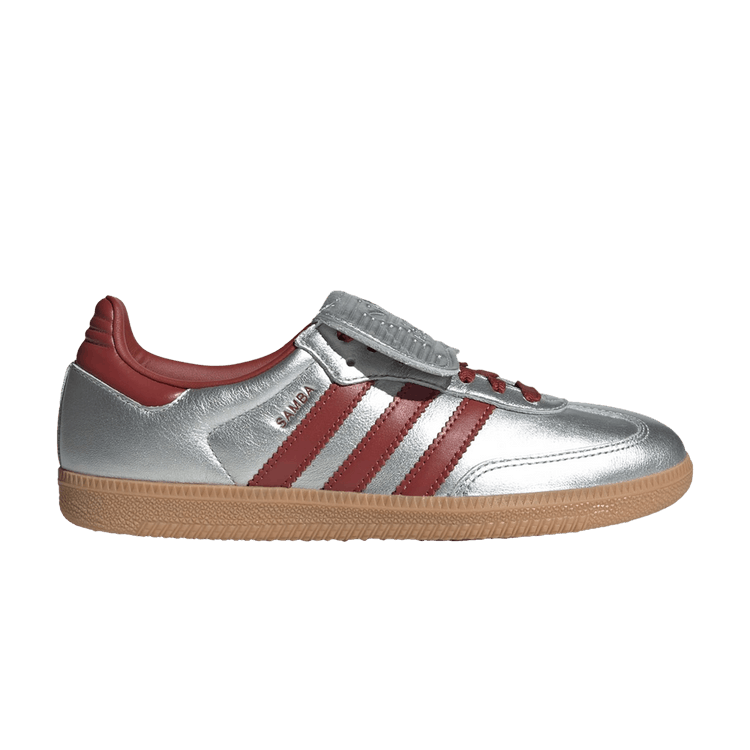Adidas Wmns Samba LT 'Silver Metallic Preloved Ruby' — Silver Metallic/Preloved Ruby/Gum