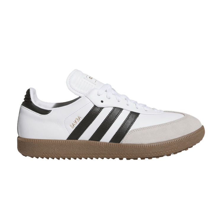 adidas Samba Spikeless Golf 'White Black Gum' — Cloud White/Core Black/Gum
