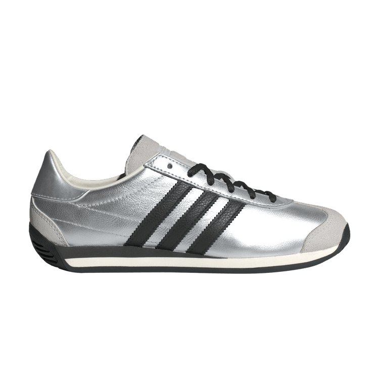 adidas Wmns Country OG 'Silver Metallic Black' — Off White/Core Black/Off White