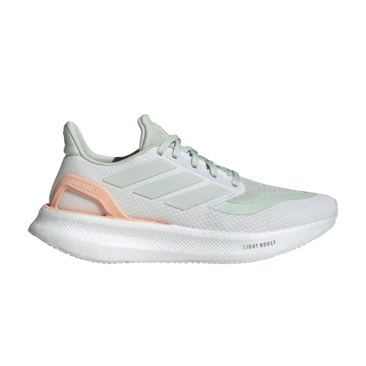 Adidas Wmns Pureboost 5 'Linen Green' — Linen Green/Linen Green/Powder Coral