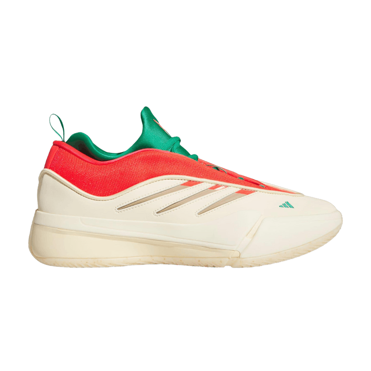 adidas Dame 9 'Egg Nog' Sample — Pale Vanilla/Lucid Green