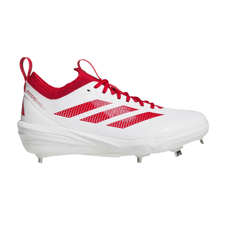 Adidas Adizero Impact 2.0 'Cloud White Power Red' — Cloud White/Team Power Red 2/Team Power Red 2