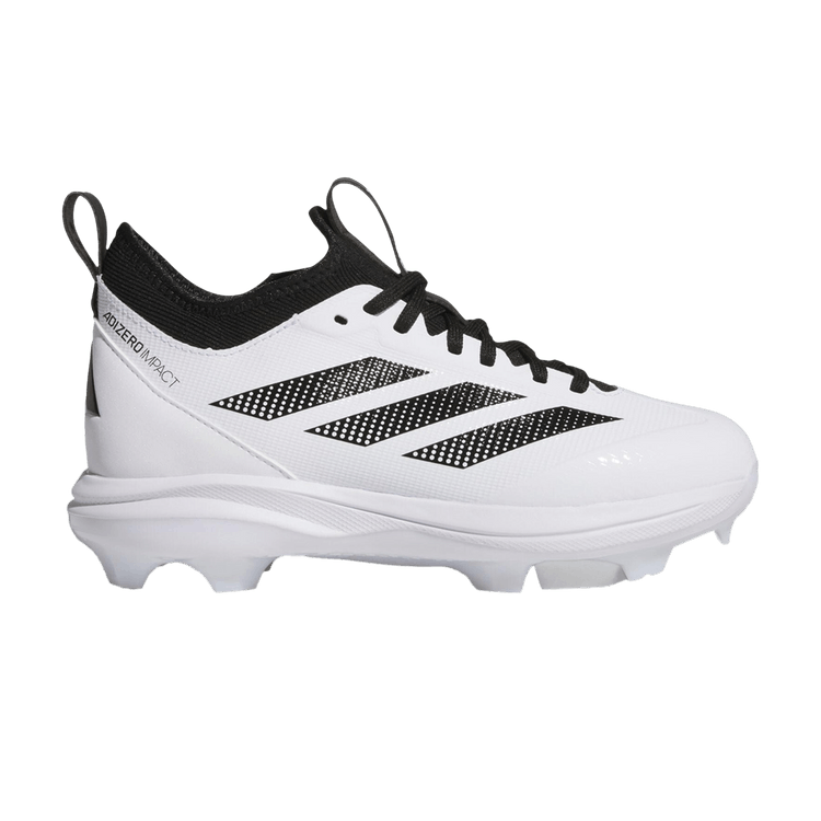 adidas Adizero Impact 2.0 TPU K 'White Black' — Cloud White/Core Black/Core Black