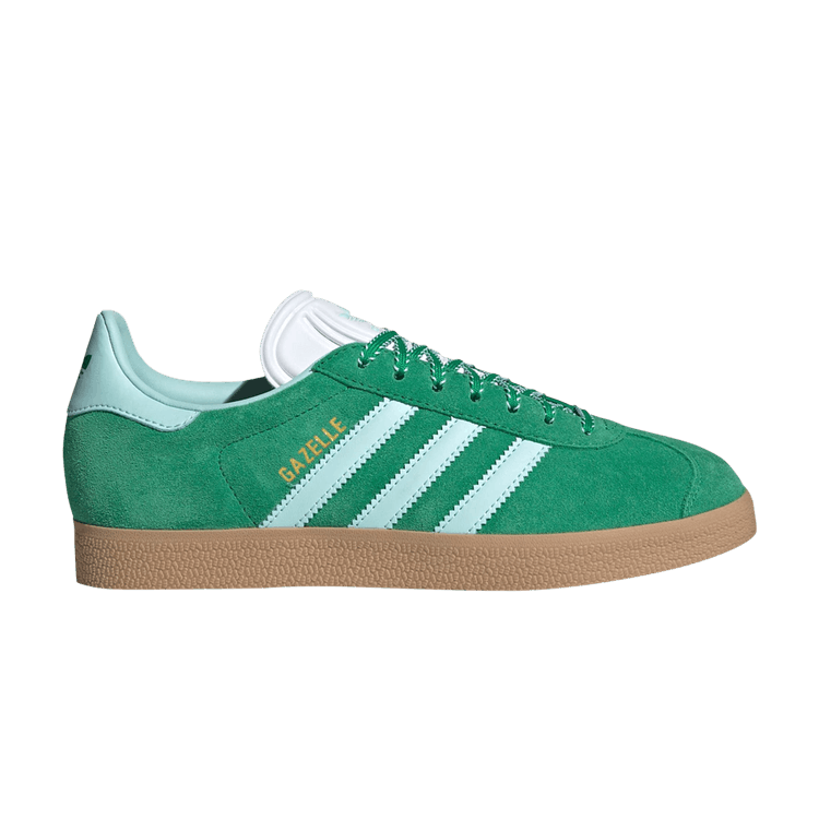 adidas Wmns Gazelle 'Green Semi Flash Aqua' — Green/Semi Flash Aqua/Gold Metallic