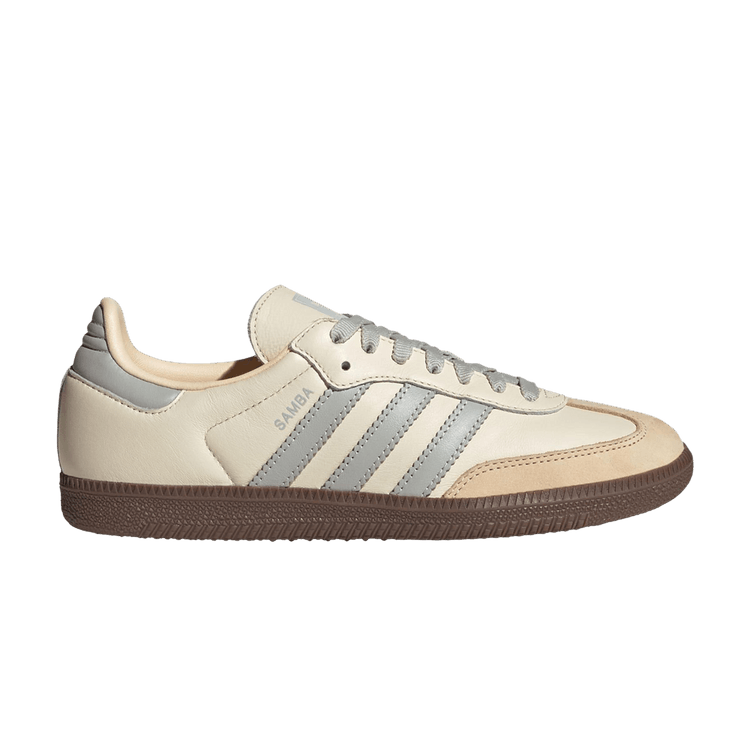 adidas Wmns Samba OG 'Cream White Wonder Silver' — Cream White/Wonder Silver/Sand Strata