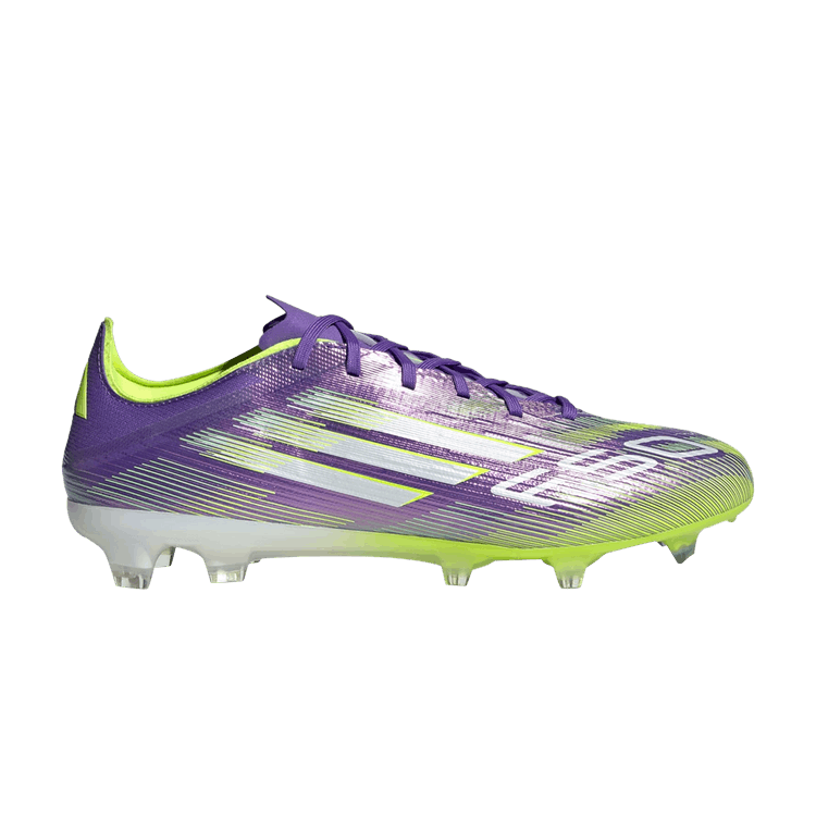 adidas Adizero F50 Pro FG 'Radiant Blaze Pack' — Purple Rush/Cloud White/Lucid Lemon