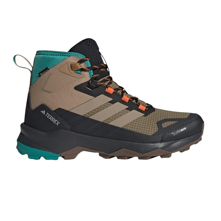 adidas Terrex Skychaser AX5 Mid GORE-TEX CLIMAWARM+ 'Cardboard Blanch Cargo' — Cardboard / Blanch Cargo / Pure Teal