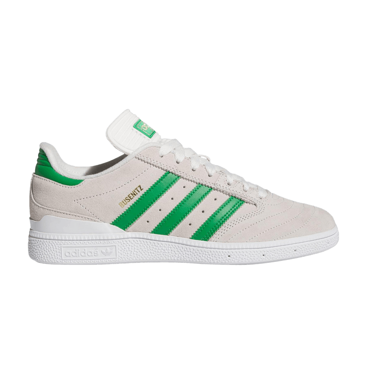 adidas Busenitz Pro 'Crystal White Green' — Crystal White/Crystal White/Gold Metallic