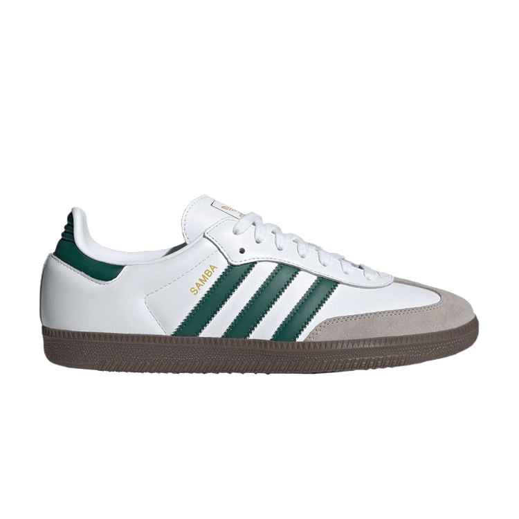 adidas Samba OG 'Cloud White Collegiate Green' — Cloud White/Collegiate Green/Clear Granite
