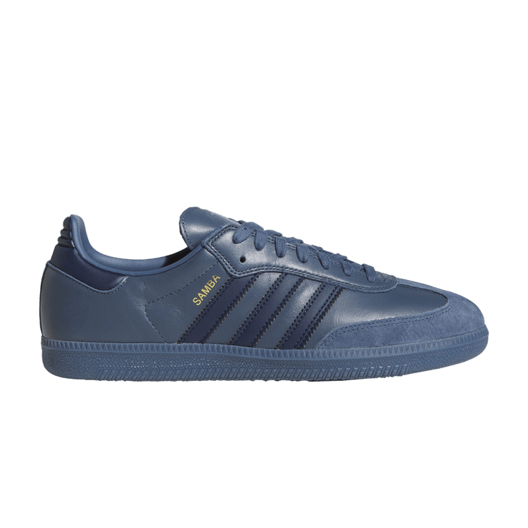 adidas Samba ADV 'Preloved Ink' — Preloved Ink/Preloved Ink/Gold Metallic