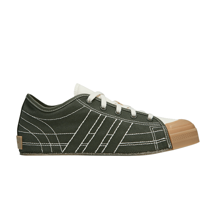 adidas Y-3 Nizza Low 'Night Cargo' — Night Cargo/Cream White/Gum