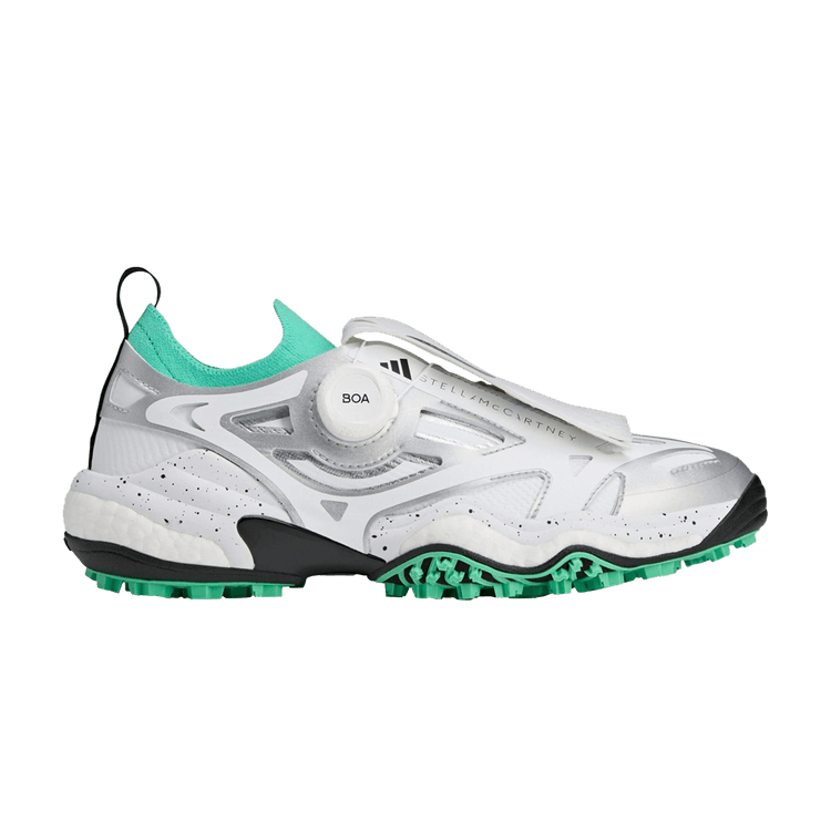 Stella McCartney x adidas Wmns CodeChaos BOA Golf 'Bright Green Silver Metallic' — Core White/Bright Green/Silver Metallic
